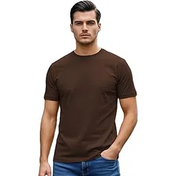 Pure Cotton T-Shirt for Men & Women | Basic Round Neck Tee | Soft, Breathable, Comfortable Fit-picture-51