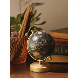 Pure Home and Living Black Decorative Globe with Stand (Small)-picture-38