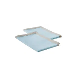 Pure Home and Living Blue 2 Pieces Rectangular Pure Cotton Table Placemats-picture-38
