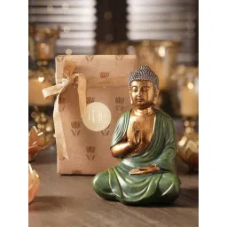 Pure Home and Living Gold, Green Polyester Showpieces & Figurines-picture-33