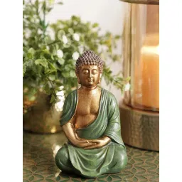 Pure Home and Living Gold, Green Polyester Showpieces & Figurines-picture-36