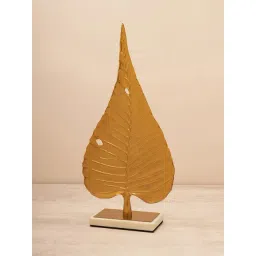 Pure Home and Living Gold Metal Textured Decor Objects-picture-23