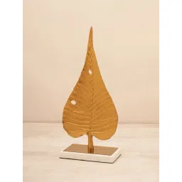 Pure Home and Living Gold Metal Textured Decor Objects-picture-33