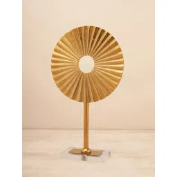 Pure Home and Living Gold Metal Textured Decor Objects-picture-31