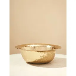 Pure Home and Living Gold Metal Textured Decorative Bowls-picture-31