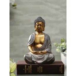 Pure Home and Living Gold Polyresin Textured Sculptures and Figurines-picture-17