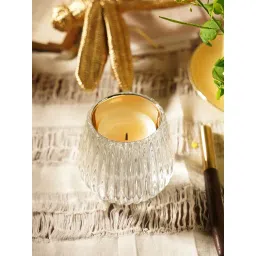 Pure Home and Living Silver Ribbed Texture Tealight Holders - Set of 2-picture-45