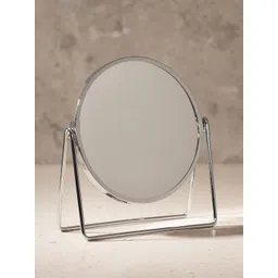 Pure Home and Living Silver-Toned Double Sided Metal Vanity Mirror-picture-30