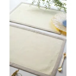 Pure Home and Living Yellow Cotton Solid Table Napkins-picture-45