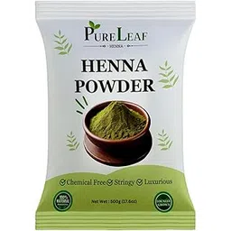 Pure Leaf Henna Powder, Chemical-Free Mehandi for Dark Stains, Triple-Sifted BAQ Mehendi for Body Art Quality (500gm)-picture-49