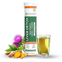 Pure Nutrition Liver Detox – 20 Effervescent Tablets | Green Apple Flavour | With Milk Thistle, Ginseng & Turmeric | Supports Liver Cleanse, Detox & Metabolism | Antioxidant Protection for Gut & Digestive Health | Sugar-Free Formula-image-10