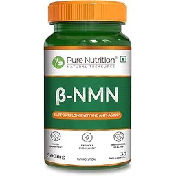 Pure Nutrition NMN Supplement 500mg (30 Capsules) | NAD Booster | Nicotinamide Mononucleotide | Supports Longevity & Metabolism Supports Healthy Aging & Increases Energy Levels-image-4