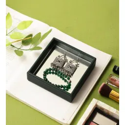 purestory Green Glass Trinket Jewellery Organiser-picture-17