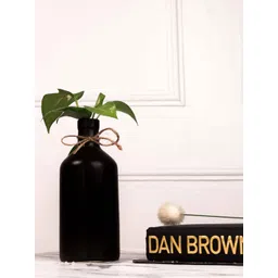 PUREZENTO Black Solid Ceramic Bottle Vases-picture-17