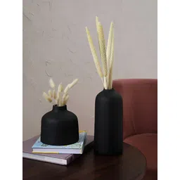 PUREZENTO Kimono Black 2 Pieces Ceramic Flower Vases-picture-39