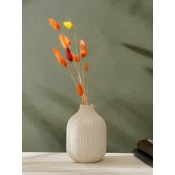 PUREZENTO White Textured Medium Vase-picture-12