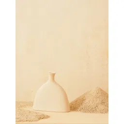 PUREZENTO White Vintage Roman Murano Ceramic Vase image 4