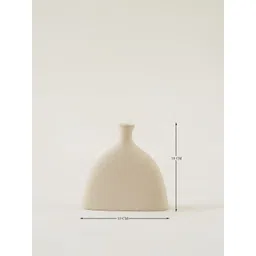 PUREZENTO White Vintage Roman Murano Ceramic Vase image 5