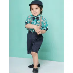 purple sky Boys Printed Shirt with Shorts-picture-35