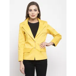 purple state Women Solid Single Breasted Casual Blazer-picture-13