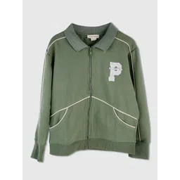 Purple United Kids Boys Bomber with Embroidered Jacket-picture-34