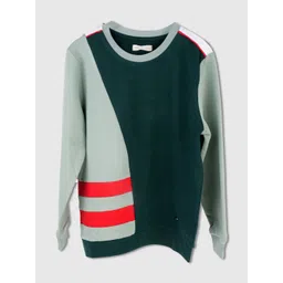 Purple United Kids Boys Colourblocked Sweatshirt-picture-22