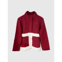 Purple United Kids Boys Colourblocked Sweatshirt-image-36