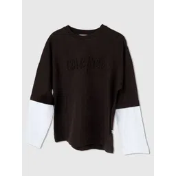 Purple United Kids Boys Colourblocked T-shirt-picture-18