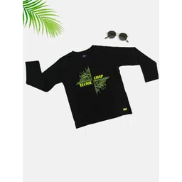 Purple United Kids Boys Colourblocked V-Neck Pockets T-shirt image 1