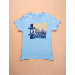 Purple United Kids Boys Nautical Typography Printed T-shirt-picture-26