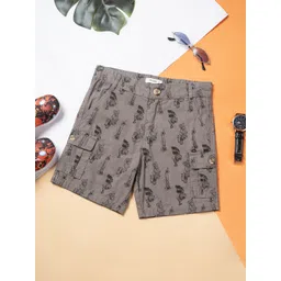 Purple United Kids Boys Printed Shorts-picture-45