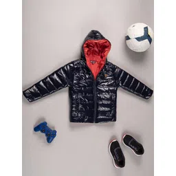 Purple United Kids Boys Quilted Jacket-picture-24