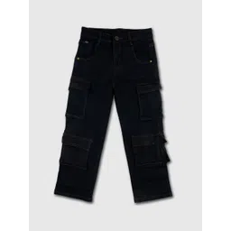 Purple United Kids Boys Regular Fit Mid-Rise Highly Distressed Jeans-picture-37