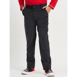 Purple United Kids Boys Relaxed Regular Fit Cotton Trousers-picture-29