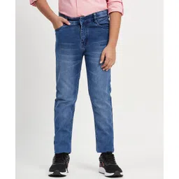 PURPLE UNITED KIDS Button Down Solid Jeans  - Blue-picture-30