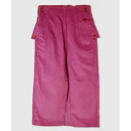 PURPLE UNITED KIDS Corduroy Woven Solid Trousers - Pink-picture-37