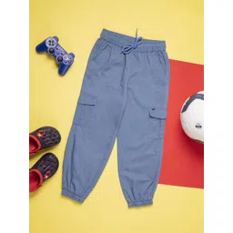 Purple United Kids Regular Fit Joggers Trousers-picture-26