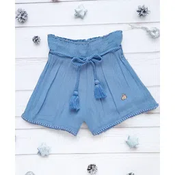 PURPLE UNITED KIDS Solid Shorts - Blue-picture-21