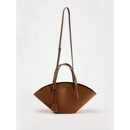 PURPLEHUNT Women Solid Structured Leather Handheld Bag-picture-39