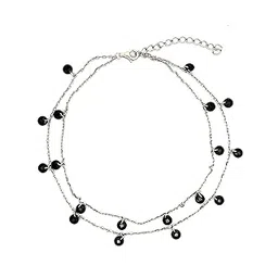 purpleluck 925 Silver Kaira BQ Double Layered Anklet | Gift for Women and Girls | With Certificate of Authenticity and 925 Stamp | 6 months Warranty*-picture-49