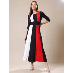 PURVAJA Fit & Flare Maxi Dress-picture-40