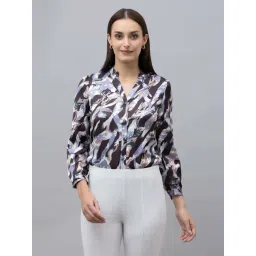 PURYS Black Printed Shirt-picture-34