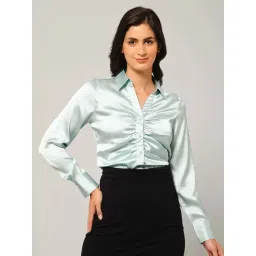 PURYS Green Regular Fit Shirt-picture-42