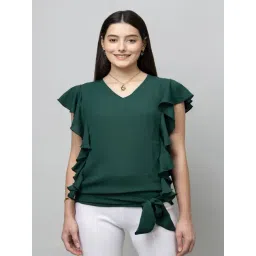 PURYS Green Regular Fit Top-picture-33
