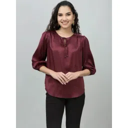 PURYS Maroon Top-picture-20