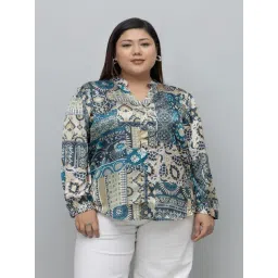 PURYS Multicolor Regular Fit Geometric Shirt-picture-25