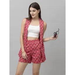 PURYS Pink & Black Printed Co-Ord Set-picture-43