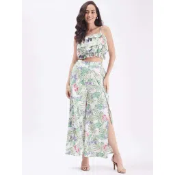 PURYS White & Green Printed Co-Ord Set-picture-23