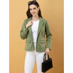 PURYS Women Fleece Tailored Jacket-picture-41