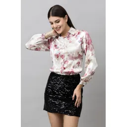 purys Women Regular Fit Striped Spread Collar Casual Shirt-picture-17